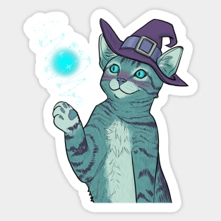 Magic cat Sticker